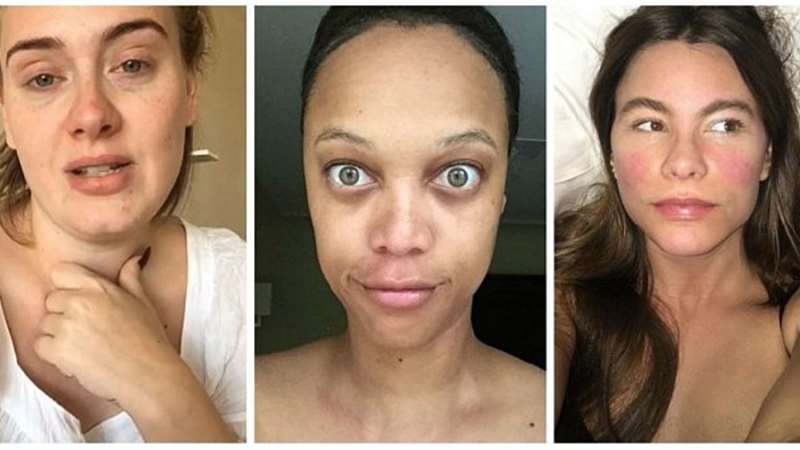 Celebrity bez make-upu: Jak vypadají slavné krásky bez líčidel?